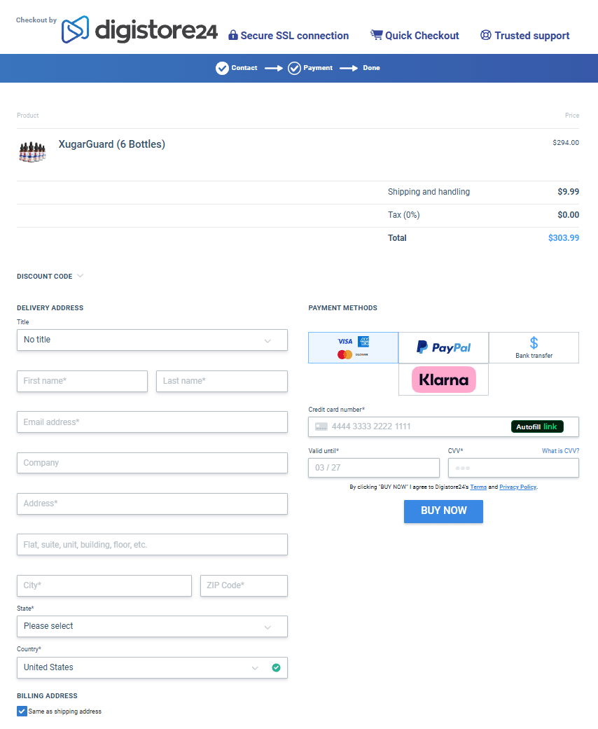 Xugar supplement official